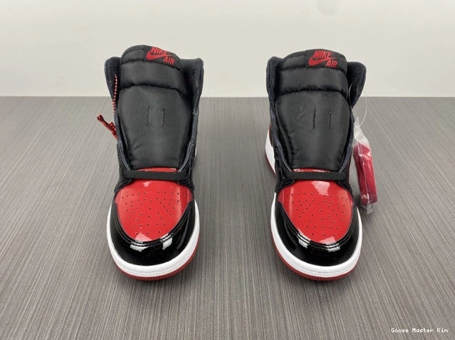 Bred Air 555088-063 High Patent Jordan OG 1 0629